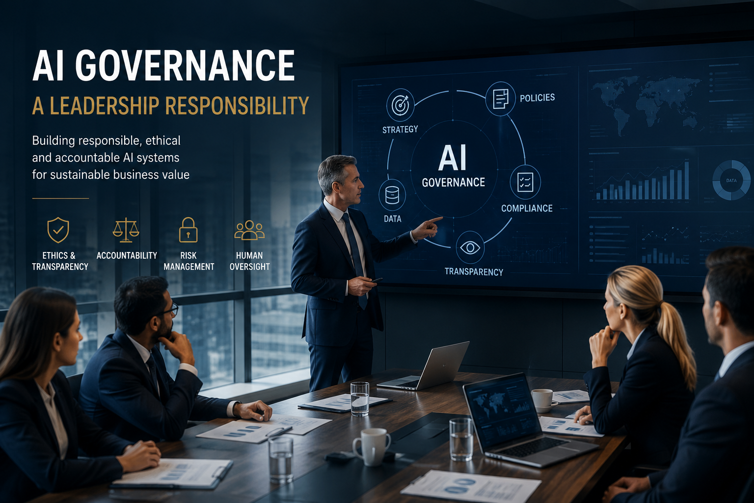 Why AI Governance Is Now a Leadership Responsibility | York British Academy article image