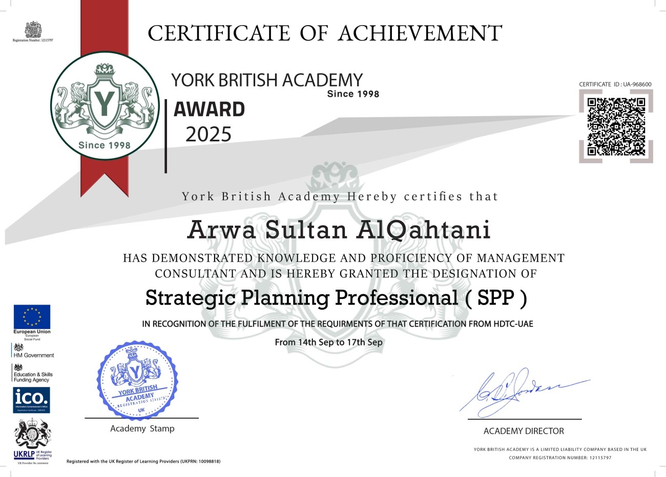 Certificate Image